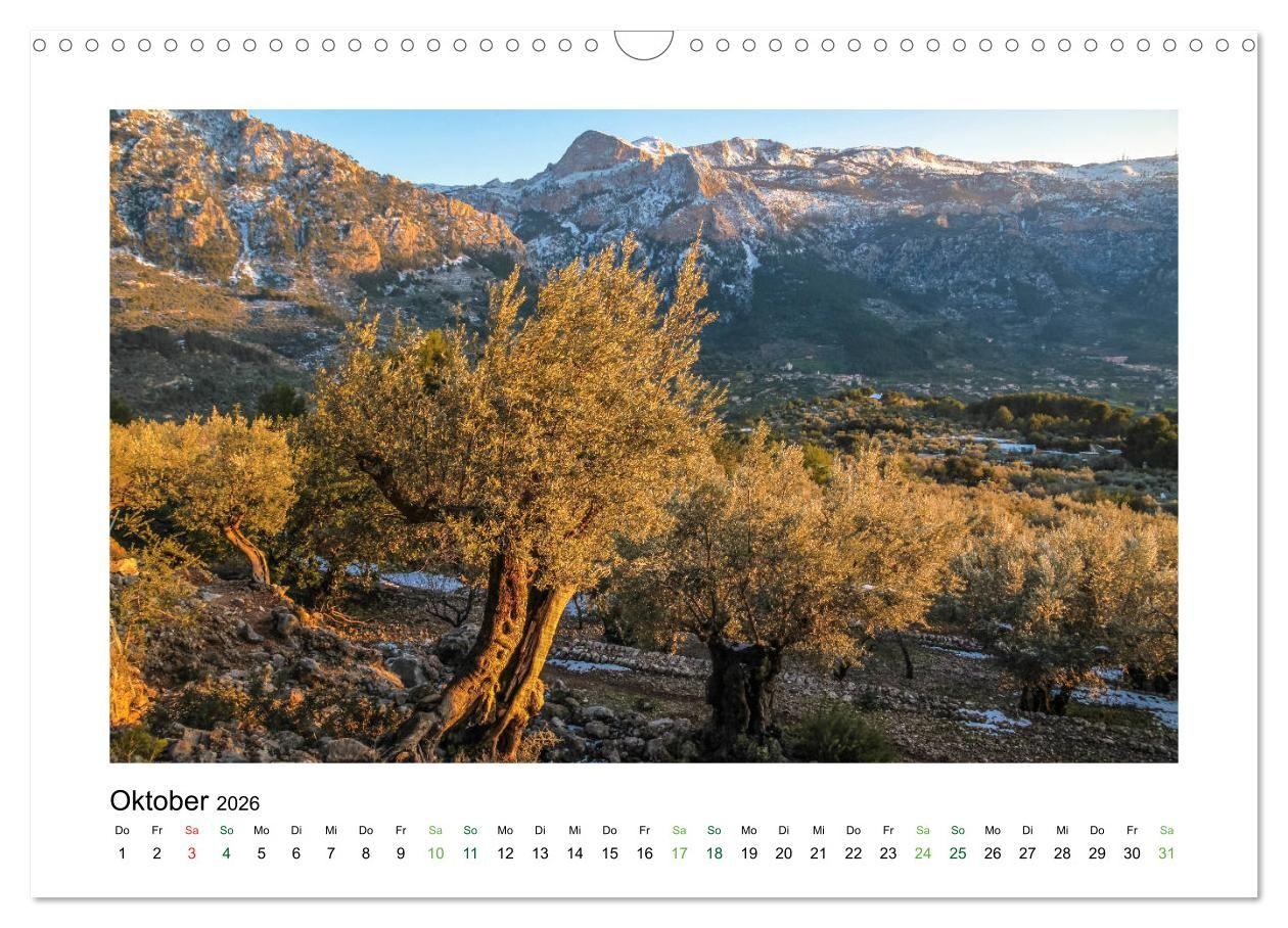 Beispielinhalt (Bild) Sehnsucht nach Mallorca (Wandkalender 2026 DIN A3 quer), CALVENDO Monatskalender
