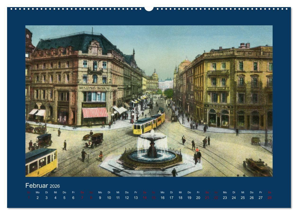 Beispielinhalt (Bild) Historisches Frankfurt am Main von 1888 bis 1918 (Wandkalender 2026 DIN A2 quer), CALVENDO Monatskalender