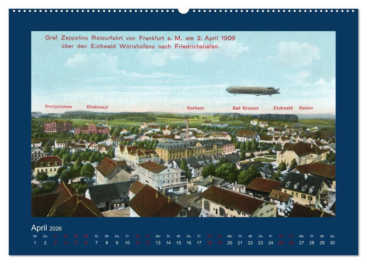 Beispielinhalt (Bild) Historisches Frankfurt am Main von 1888 bis 1918 (Wandkalender 2026 DIN A2 quer), CALVENDO Monatskalender