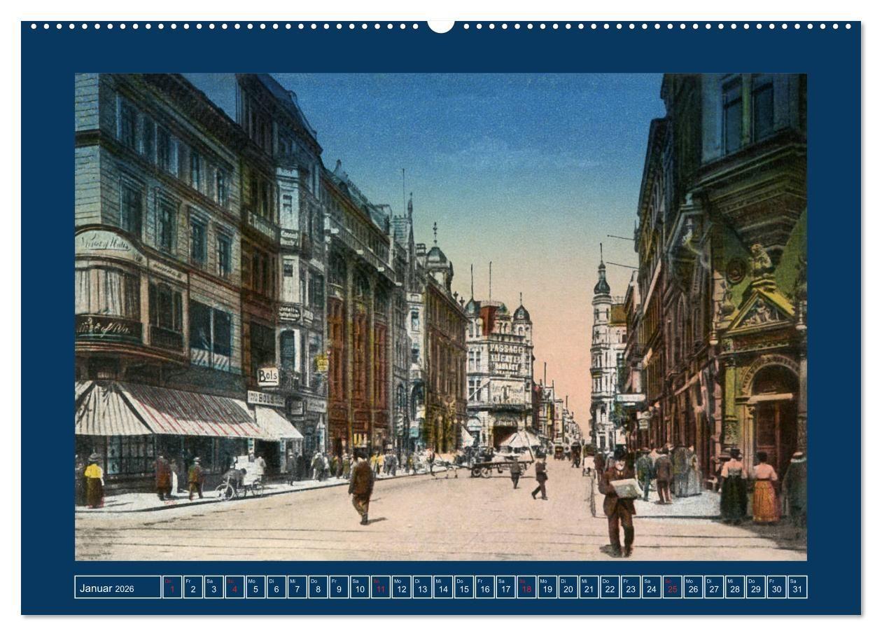 Beispielinhalt (Bild) Historisches Berlin von 1888 bis 1918 (Wandkalender 2026 DIN A2 quer), CALVENDO Monatskalender