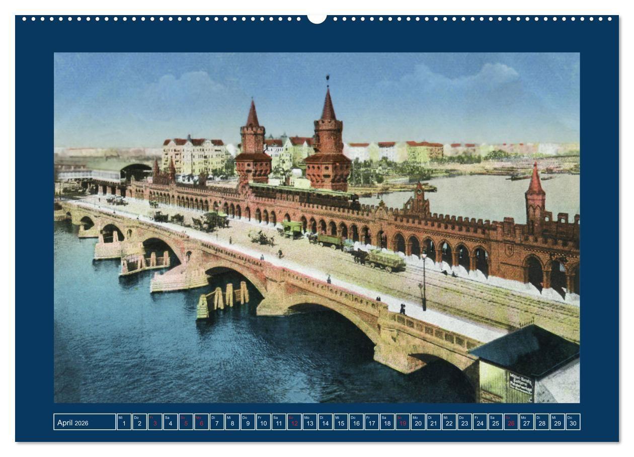 Beispielinhalt (Bild) Historisches Berlin von 1888 bis 1918 (Wandkalender 2026 DIN A2 quer), CALVENDO Monatskalender
