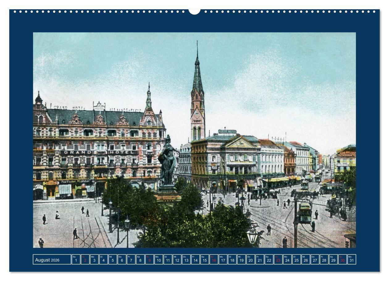 Beispielinhalt (Bild) Historisches Berlin von 1888 bis 1918 (Wandkalender 2026 DIN A2 quer), CALVENDO Monatskalender