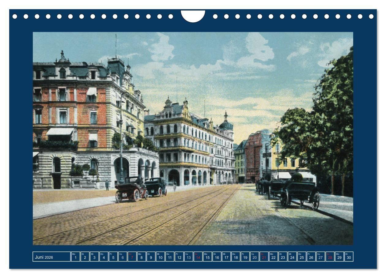 Beispielinhalt (Bild) Historisches Bremen an der Weser von 1888 bis 1918 (Wandkalender 2026 DIN A4 quer), CALVENDO Monatskalender