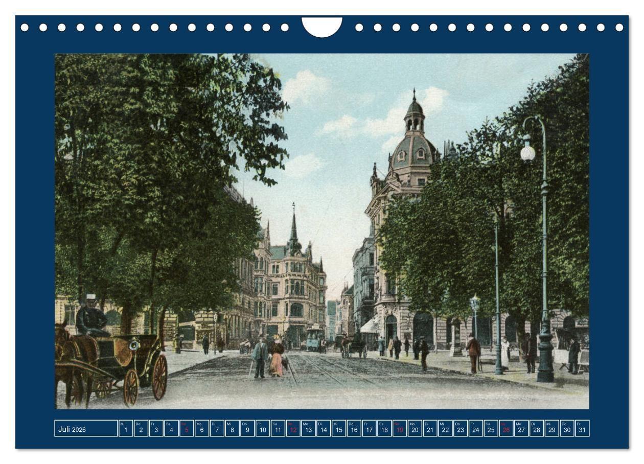 Beispielinhalt (Bild) Historisches Bremen an der Weser von 1888 bis 1918 (Wandkalender 2026 DIN A4 quer), CALVENDO Monatskalender
