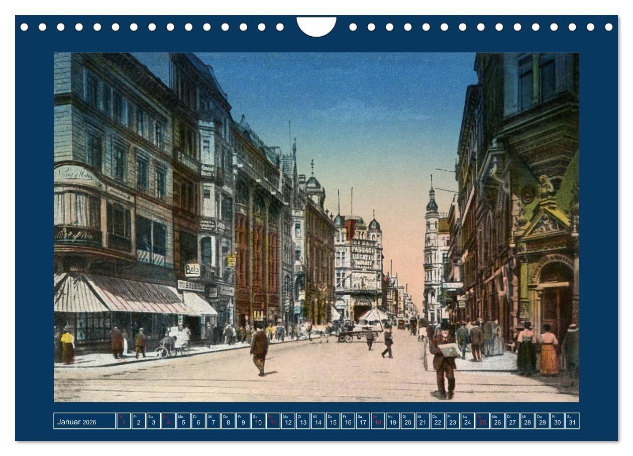 Beispielinhalt (Bild) Historisches Berlin von 1888 bis 1918 (Wandkalender 2026 DIN A4 quer), CALVENDO Monatskalender