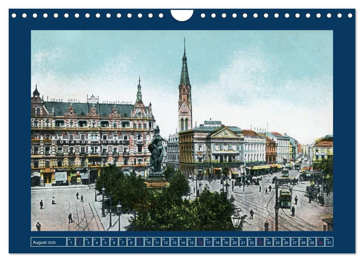 Beispielinhalt (Bild) Historisches Berlin von 1888 bis 1918 (Wandkalender 2026 DIN A4 quer), CALVENDO Monatskalender