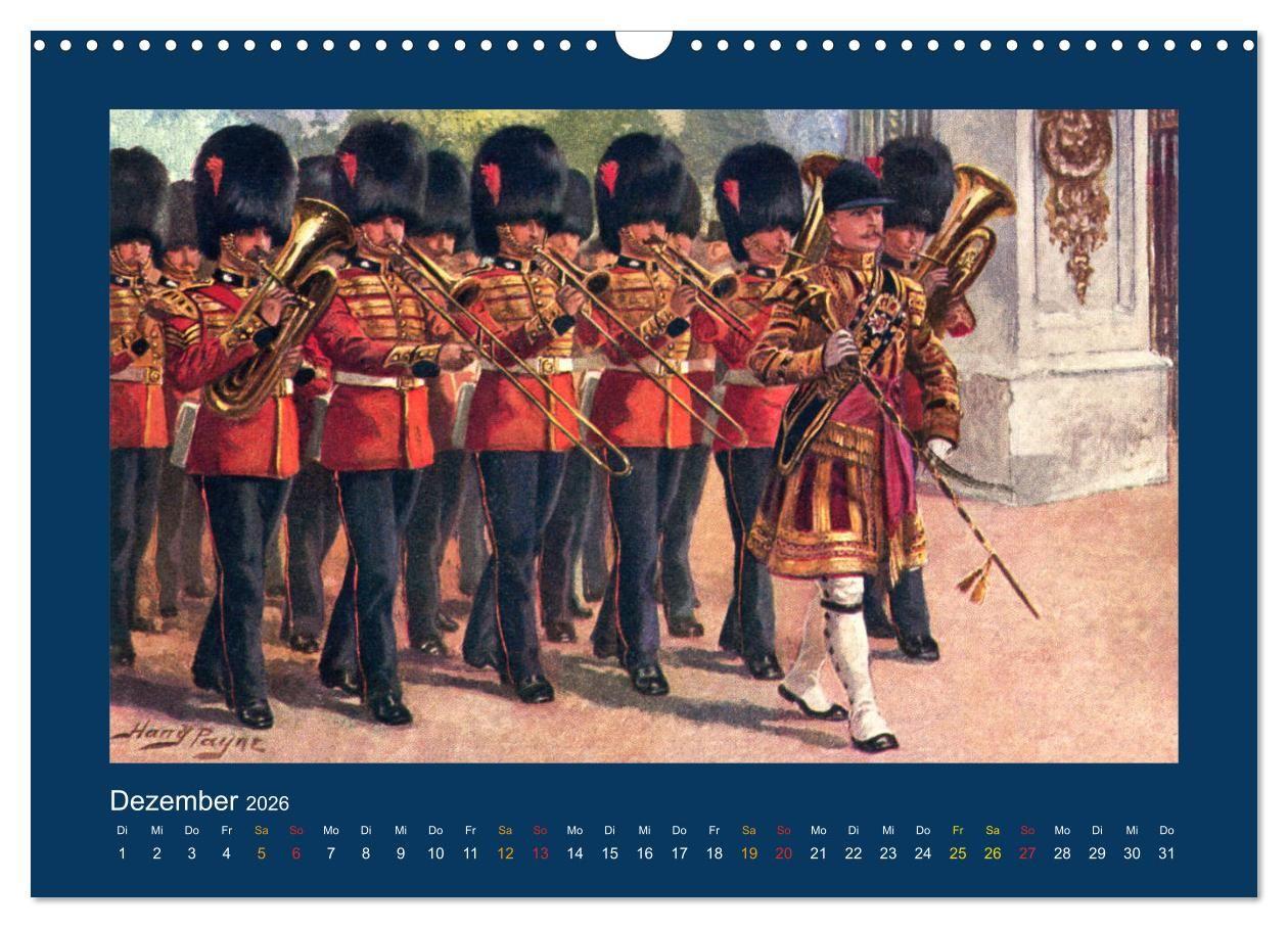 Beispielinhalt (Bild) Historisches London von 1888 bis 1918 (Wandkalender 2026 DIN A3 quer), CALVENDO Monatskalender