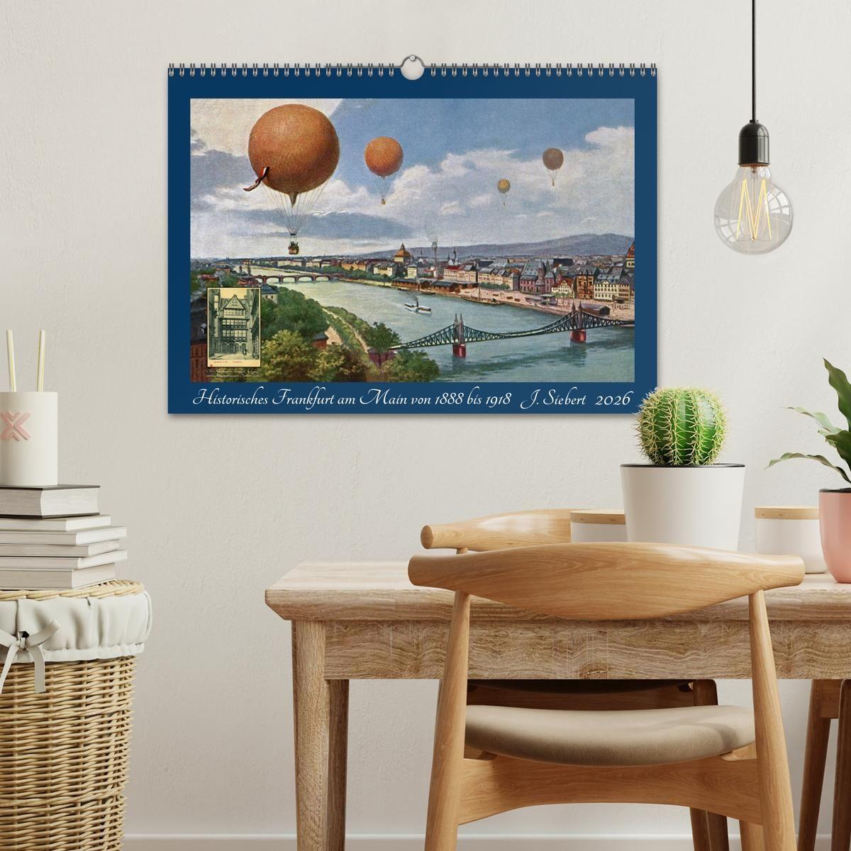 Beispielinhalt (Bild) Historisches Frankfurt am Main von 1888 bis 1918 (Wandkalender 2026 DIN A3 quer), CALVENDO Monatskalender