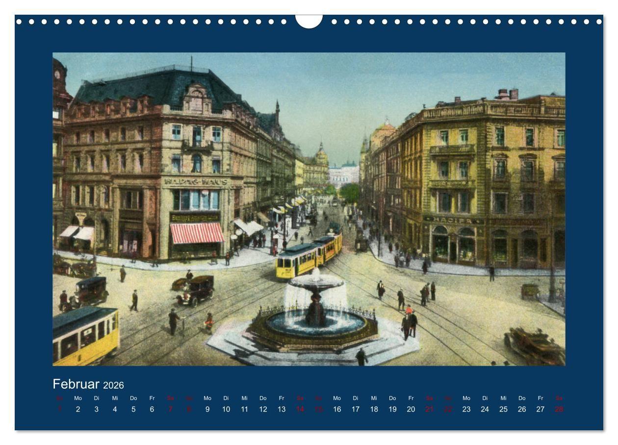 Beispielinhalt (Bild) Historisches Frankfurt am Main von 1888 bis 1918 (Wandkalender 2026 DIN A3 quer), CALVENDO Monatskalender