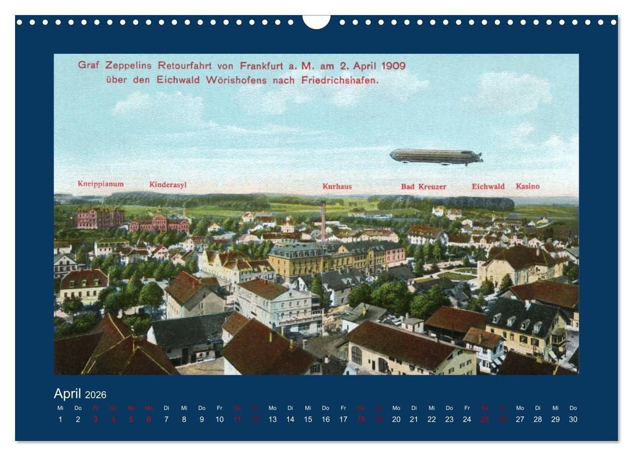 Beispielinhalt (Bild) Historisches Frankfurt am Main von 1888 bis 1918 (Wandkalender 2026 DIN A3 quer), CALVENDO Monatskalender