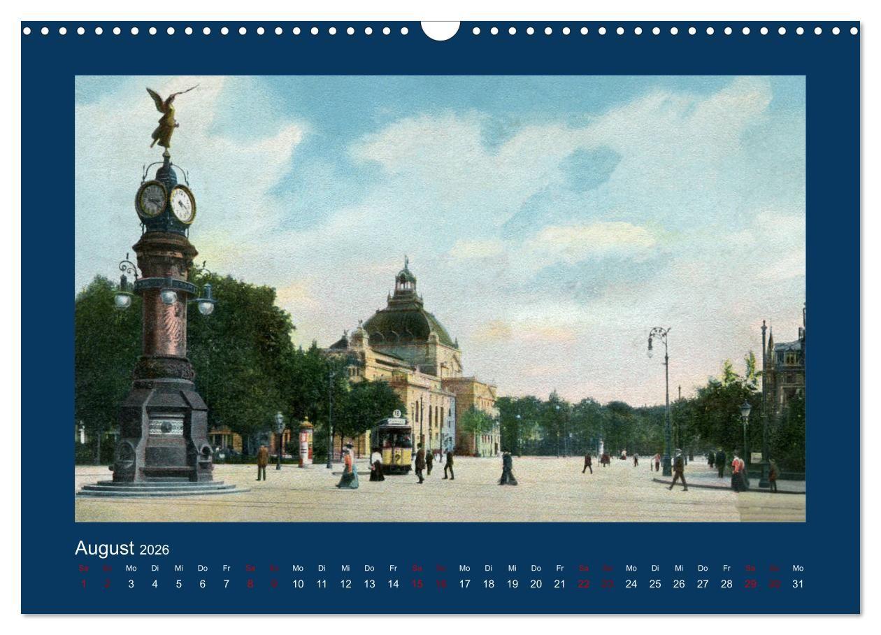 Beispielinhalt (Bild) Historisches Frankfurt am Main von 1888 bis 1918 (Wandkalender 2026 DIN A3 quer), CALVENDO Monatskalender