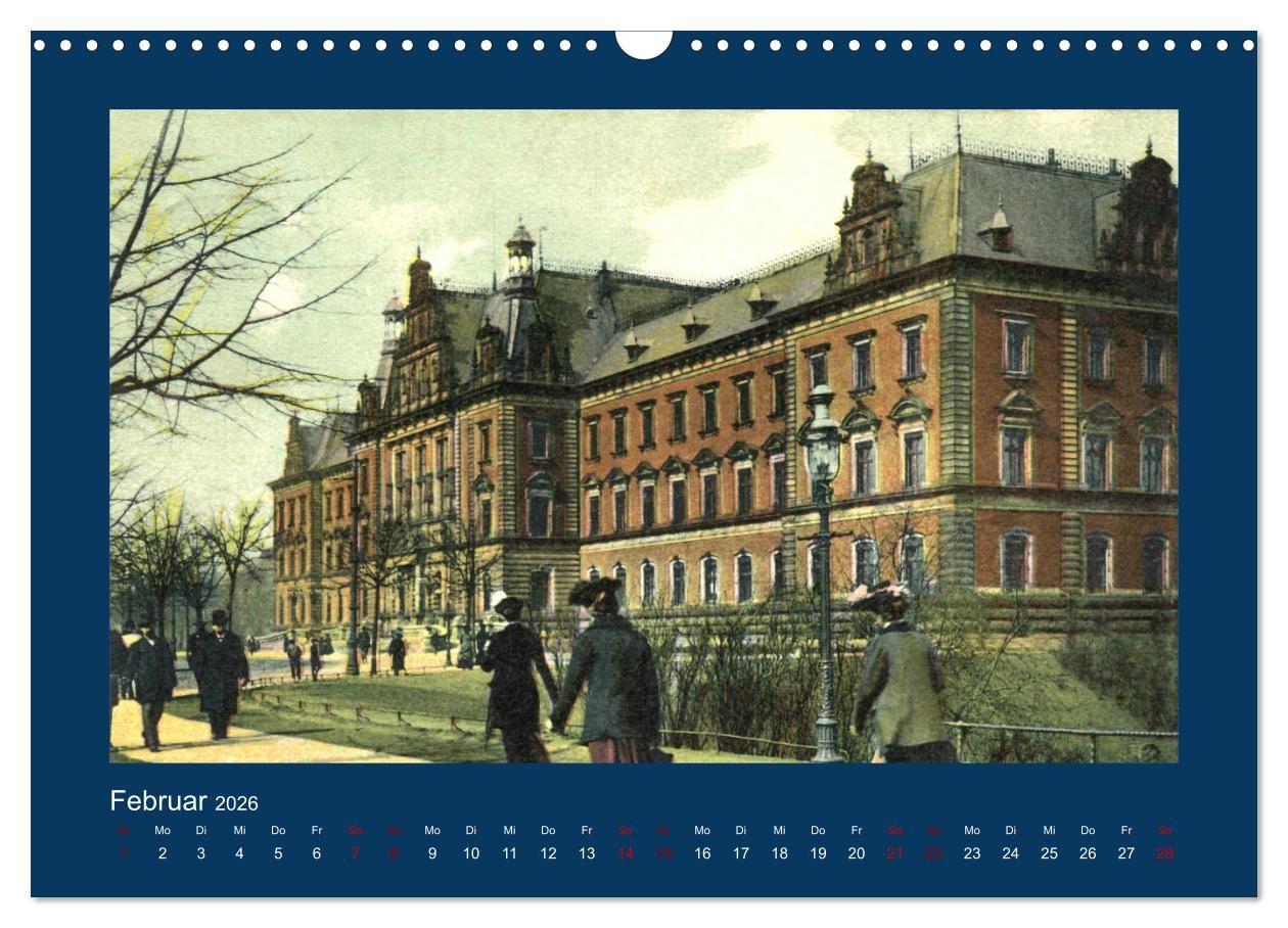 Beispielinhalt (Bild) Lebendiges Hamburg von 1888 bis 1918 (Wandkalender 2026 DIN A3 quer), CALVENDO Monatskalender