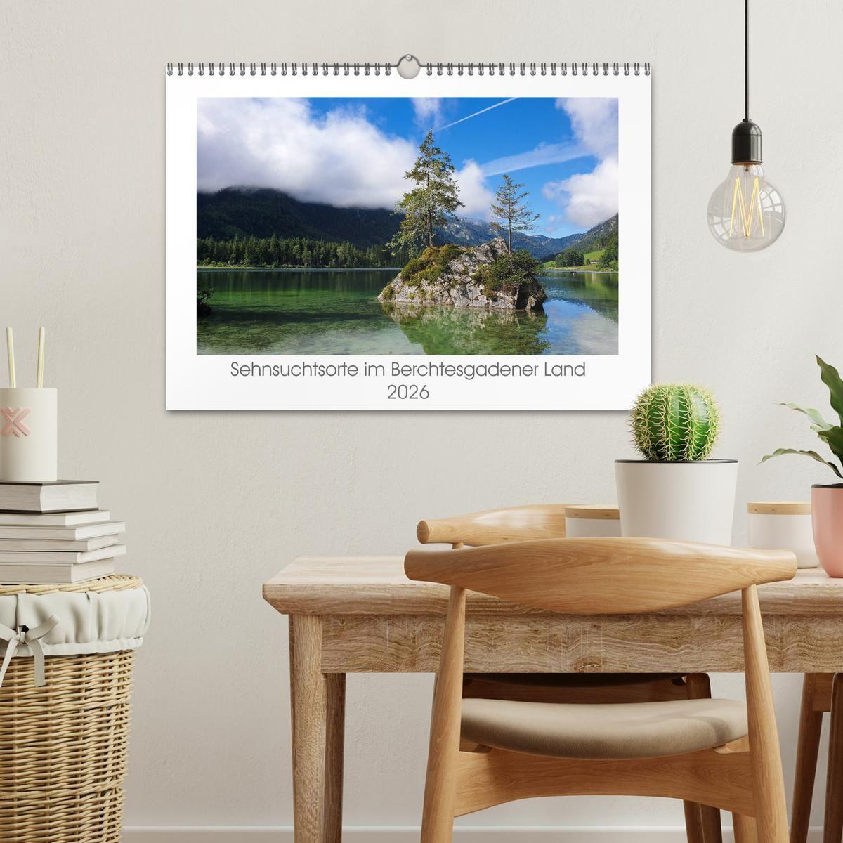 Beispielinhalt (Bild) Sehnsuchtsorte im Berchtesgadener Land (Wandkalender 2026 DIN A3 quer), CALVENDO Monatskalender