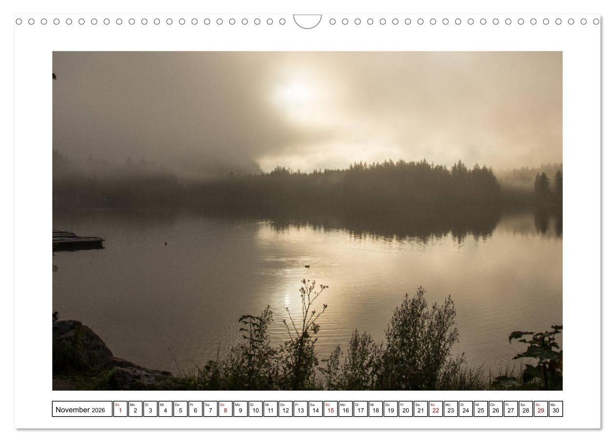 Beispielinhalt (Bild) Sehnsuchtsorte im Berchtesgadener Land (Wandkalender 2026 DIN A3 quer), CALVENDO Monatskalender