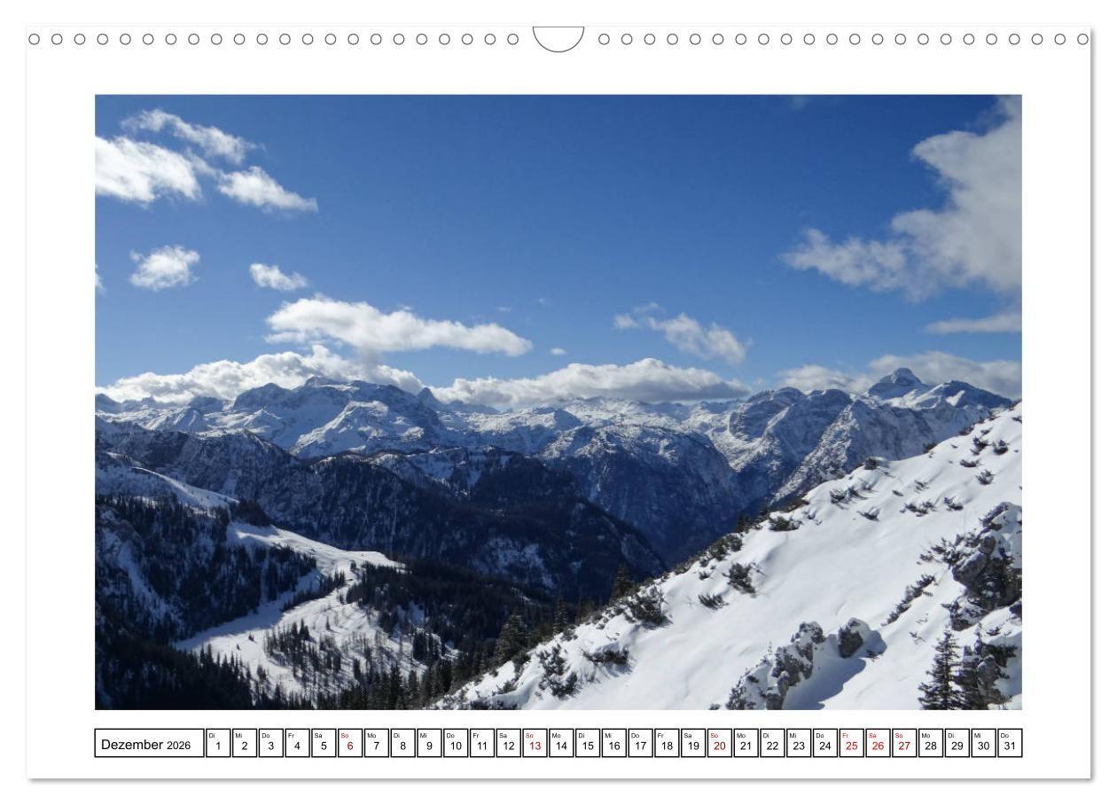 Beispielinhalt (Bild) Sehnsuchtsorte im Berchtesgadener Land (Wandkalender 2026 DIN A3 quer), CALVENDO Monatskalender