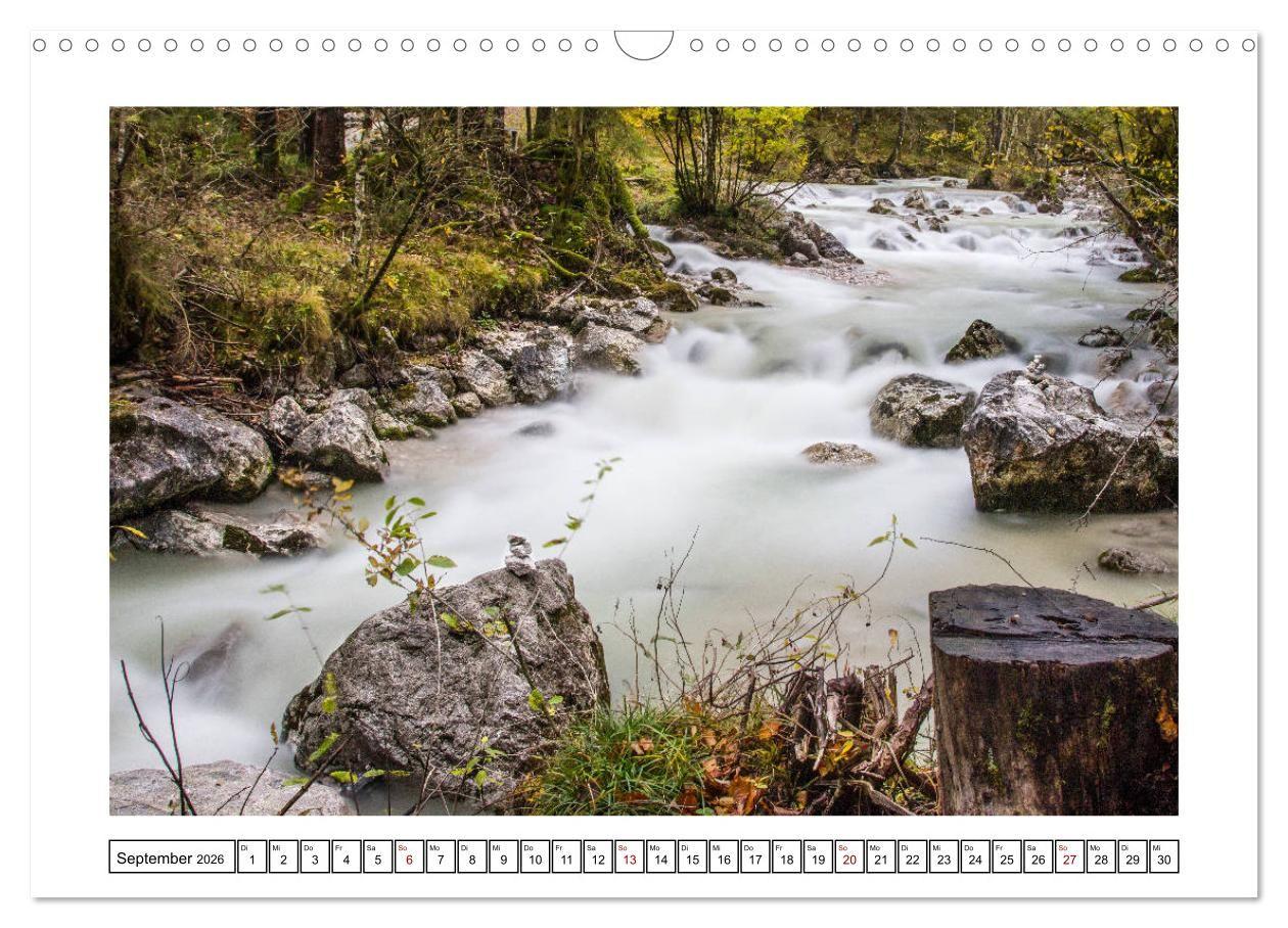 Beispielinhalt (Bild) Sehnsuchtsorte im Berchtesgadener Land (Wandkalender 2026 DIN A3 quer), CALVENDO Monatskalender