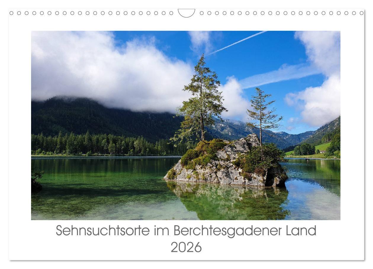Vorderes Coverbild Sehnsuchtsorte im Berchtesgadener Land (Wandkalender 2026 DIN A3 quer), CALVENDO Monatskalender