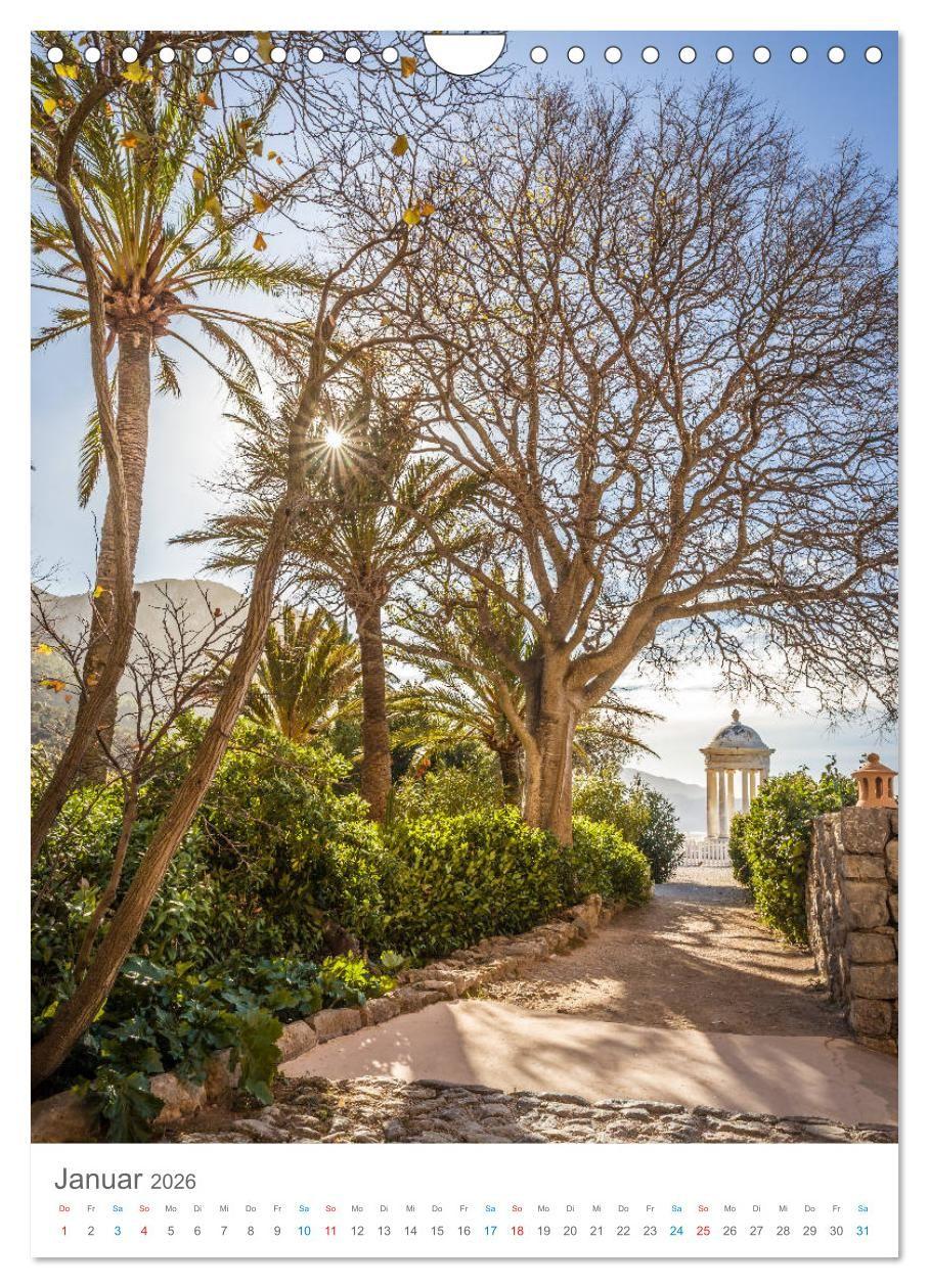 Beispielinhalt (Bild) Lass uns träumen vom Süden (Wandkalender 2026 DIN A4 hoch), CALVENDO Monatskalender