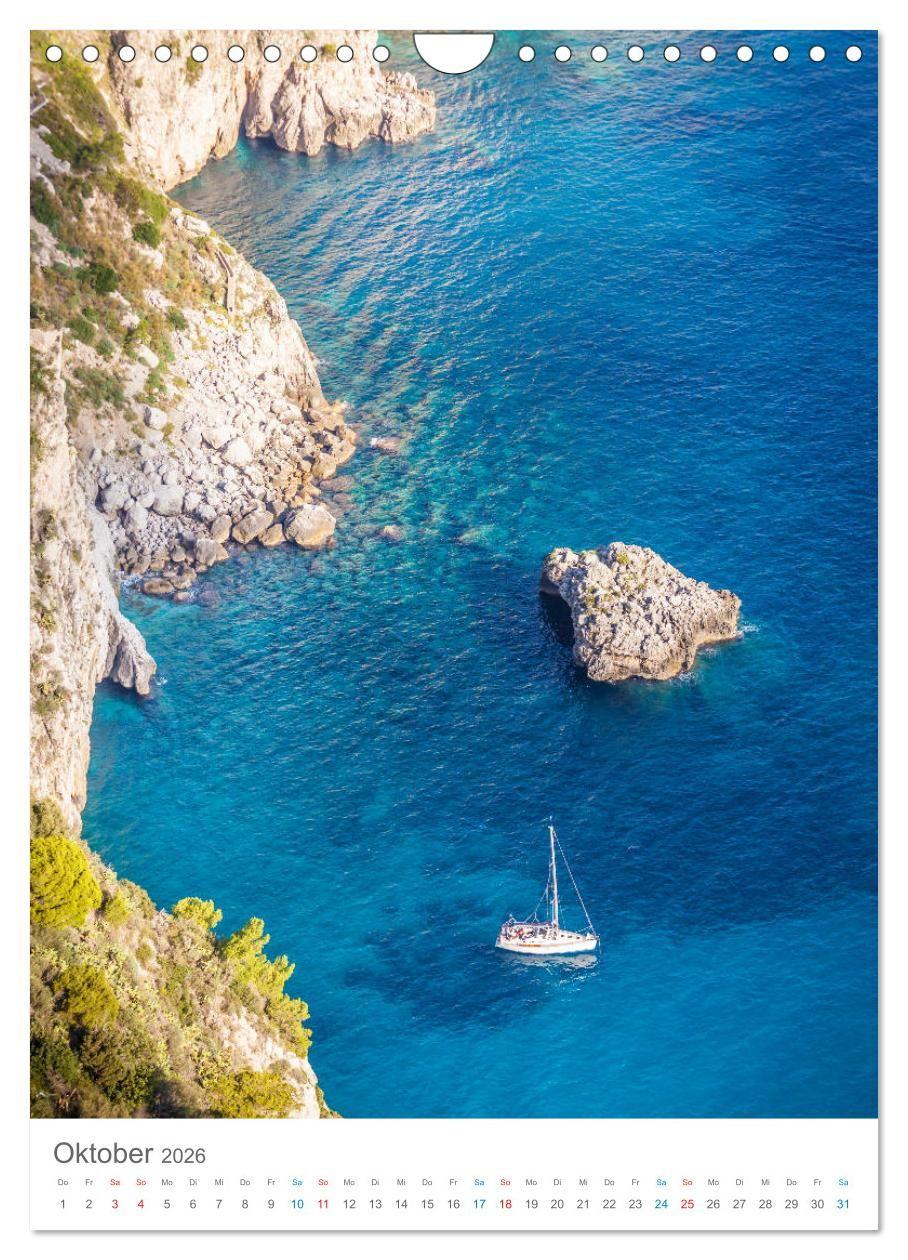 Beispielinhalt (Bild) Lass uns träumen vom Süden (Wandkalender 2026 DIN A4 hoch), CALVENDO Monatskalender