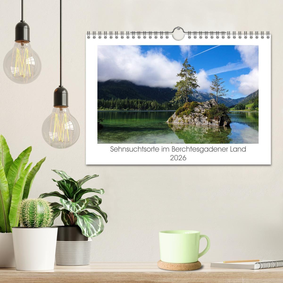 Beispielinhalt (Bild) Sehnsuchtsorte im Berchtesgadener Land (Wandkalender 2026 DIN A4 quer), CALVENDO Monatskalender