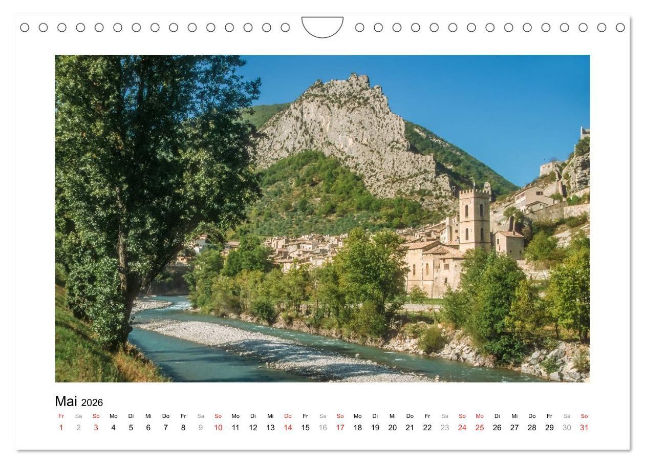 Beispielinhalt (Bild) Cote d'Azur - Im Licht der blauen Küste (Wandkalender 2026 DIN A4 quer), CALVENDO Monatskalender
