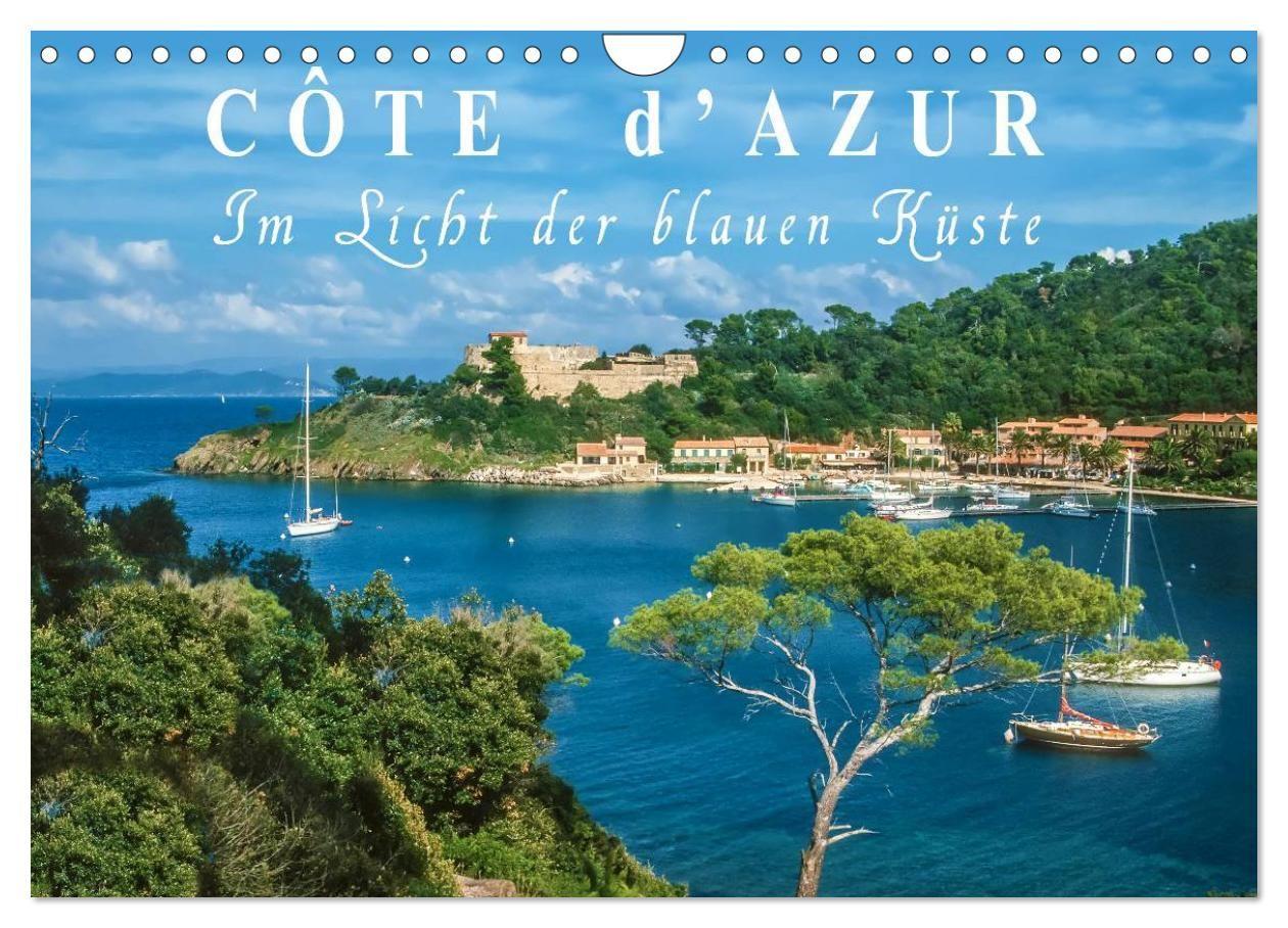 Vorderes Coverbild Cote d'Azur - Im Licht der blauen Küste (Wandkalender 2026 DIN A4 quer), CALVENDO Monatskalender