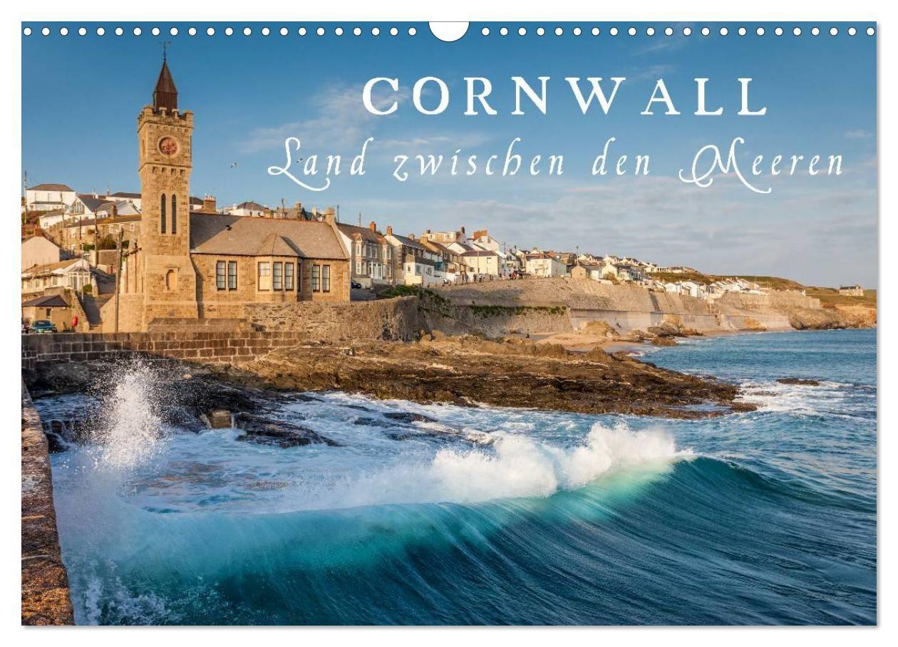 Vorderes Coverbild Cornwall - Land zwischen den Meeren (Wandkalender 2026 DIN A3 quer), CALVENDO Monatskalender