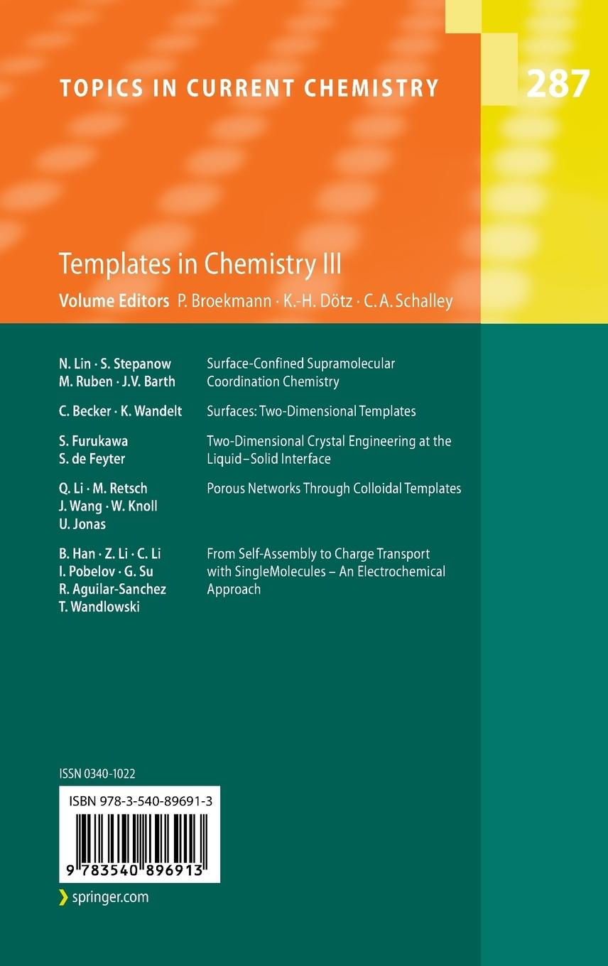 Rückseitencover Templates in Chemistry III