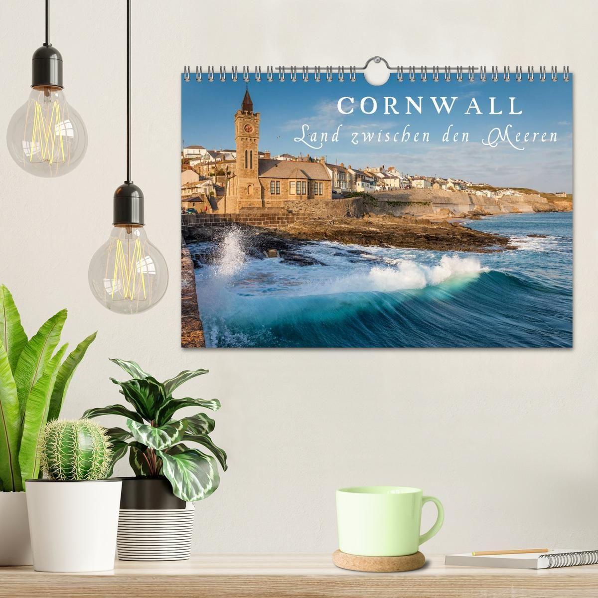 Beispielinhalt (Bild) Cornwall - Land zwischen den Meeren (Wandkalender 2026 DIN A4 quer), CALVENDO Monatskalender