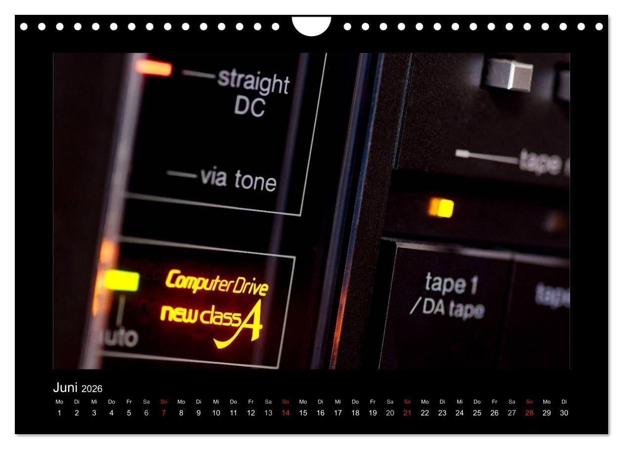 Beispielinhalt (Bild) Hifi Visionen (Wandkalender 2026 DIN A4 quer), CALVENDO Monatskalender