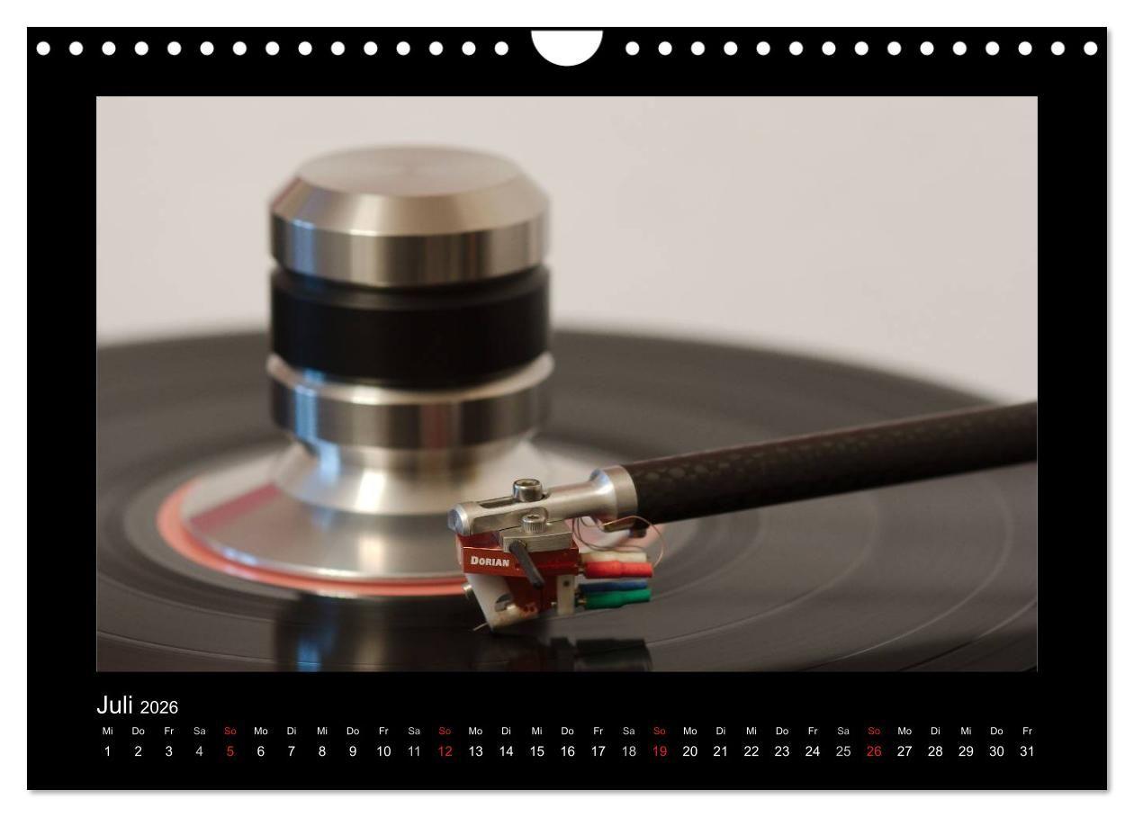 Beispielinhalt (Bild) Hifi Visionen (Wandkalender 2026 DIN A4 quer), CALVENDO Monatskalender