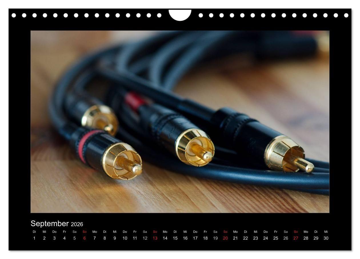 Beispielinhalt (Bild) Hifi Visionen (Wandkalender 2026 DIN A4 quer), CALVENDO Monatskalender