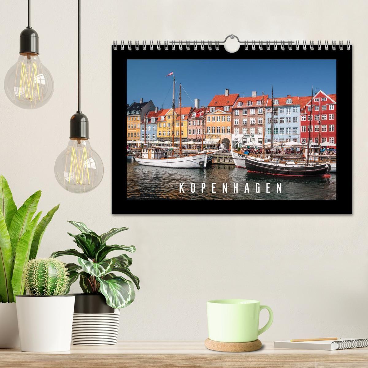 Beispielinhalt (Bild) Kopenhagen (Wandkalender 2026 DIN A4 quer), CALVENDO Monatskalender