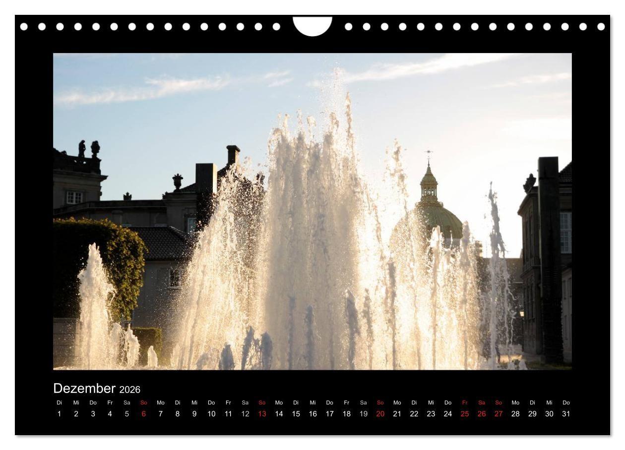 Beispielinhalt (Bild) Kopenhagen (Wandkalender 2026 DIN A4 quer), CALVENDO Monatskalender