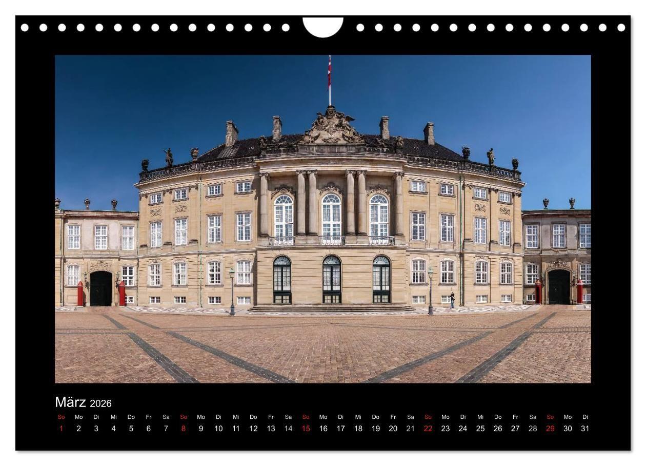 Beispielinhalt (Bild) Kopenhagen (Wandkalender 2026 DIN A4 quer), CALVENDO Monatskalender