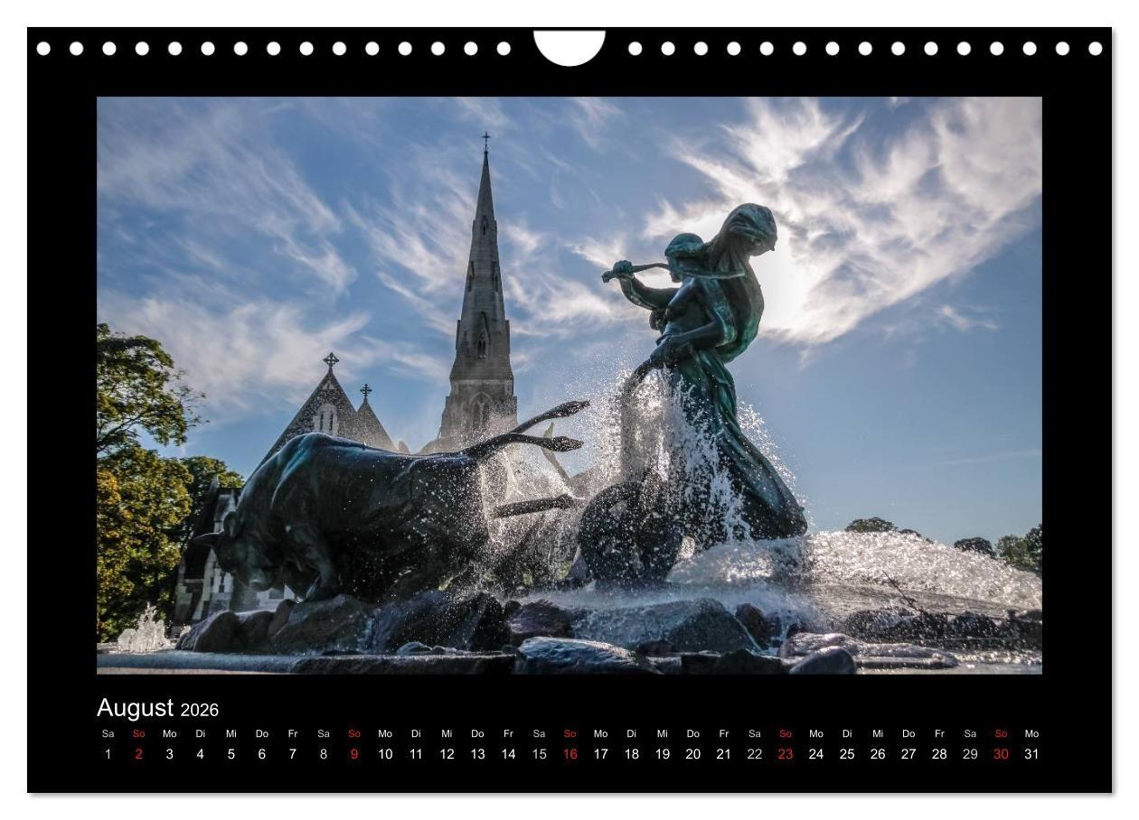 Beispielinhalt (Bild) Kopenhagen (Wandkalender 2026 DIN A4 quer), CALVENDO Monatskalender