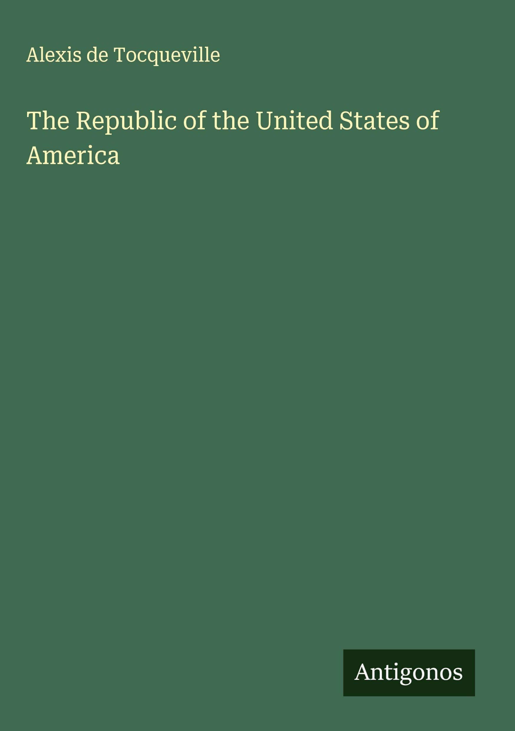 Vorderes Coverbild The Republic of the United States of America