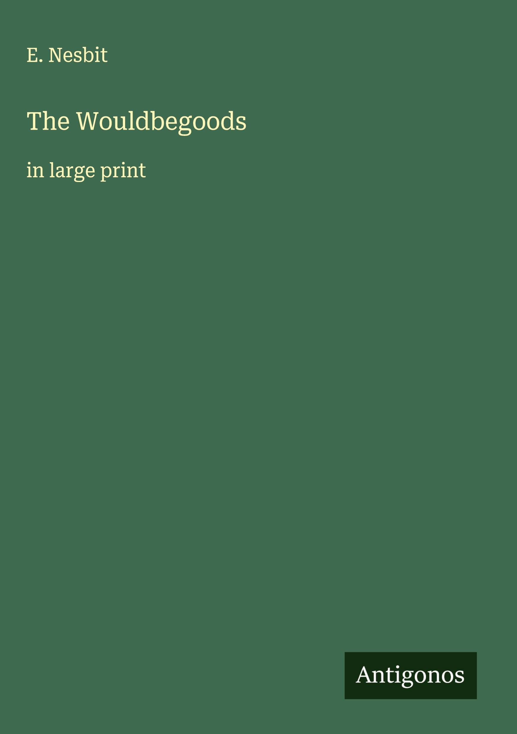 Vorderes Coverbild The Wouldbegoods