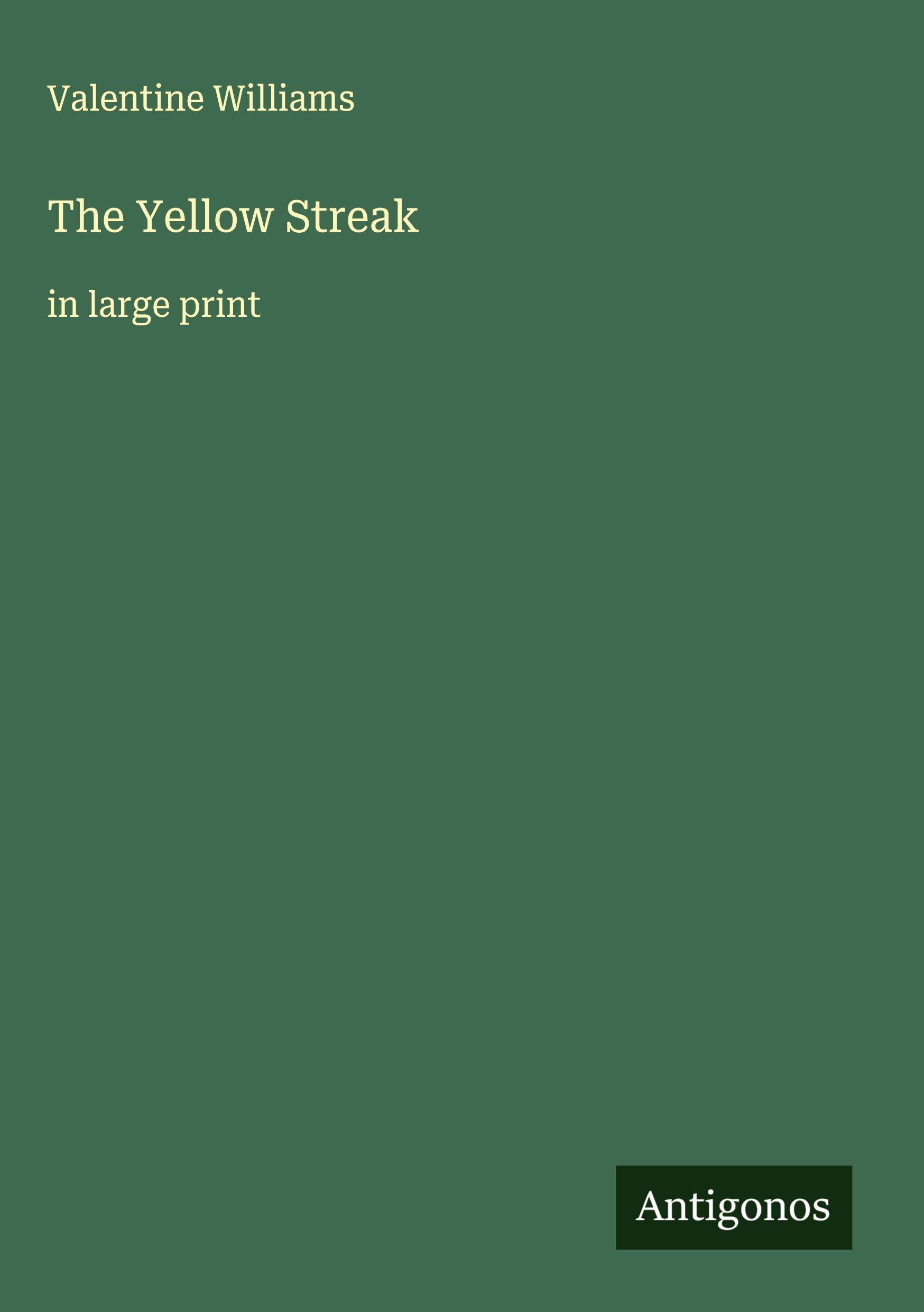 Vorderes Coverbild The Yellow Streak