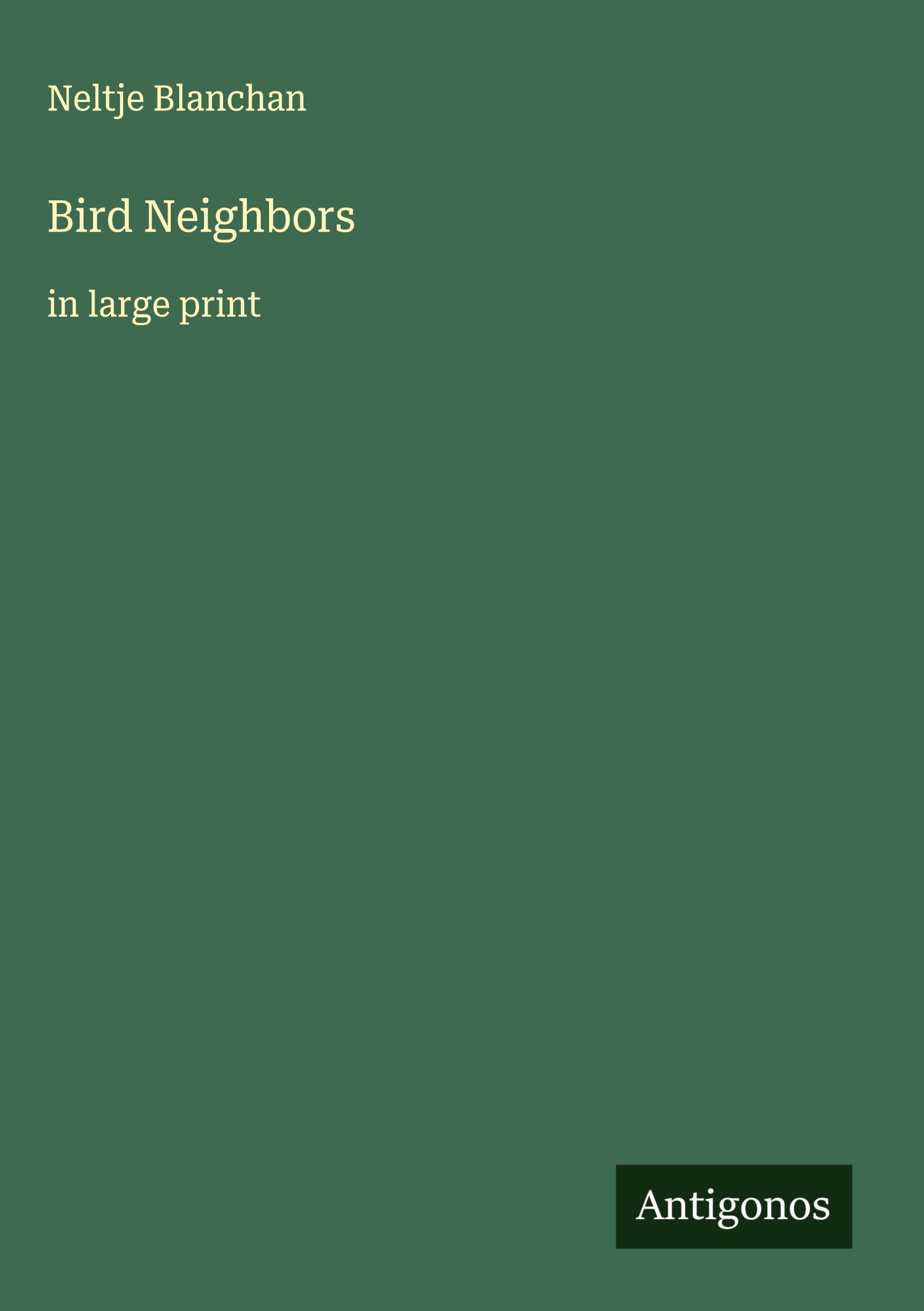 Vorderes Coverbild Bird Neighbors