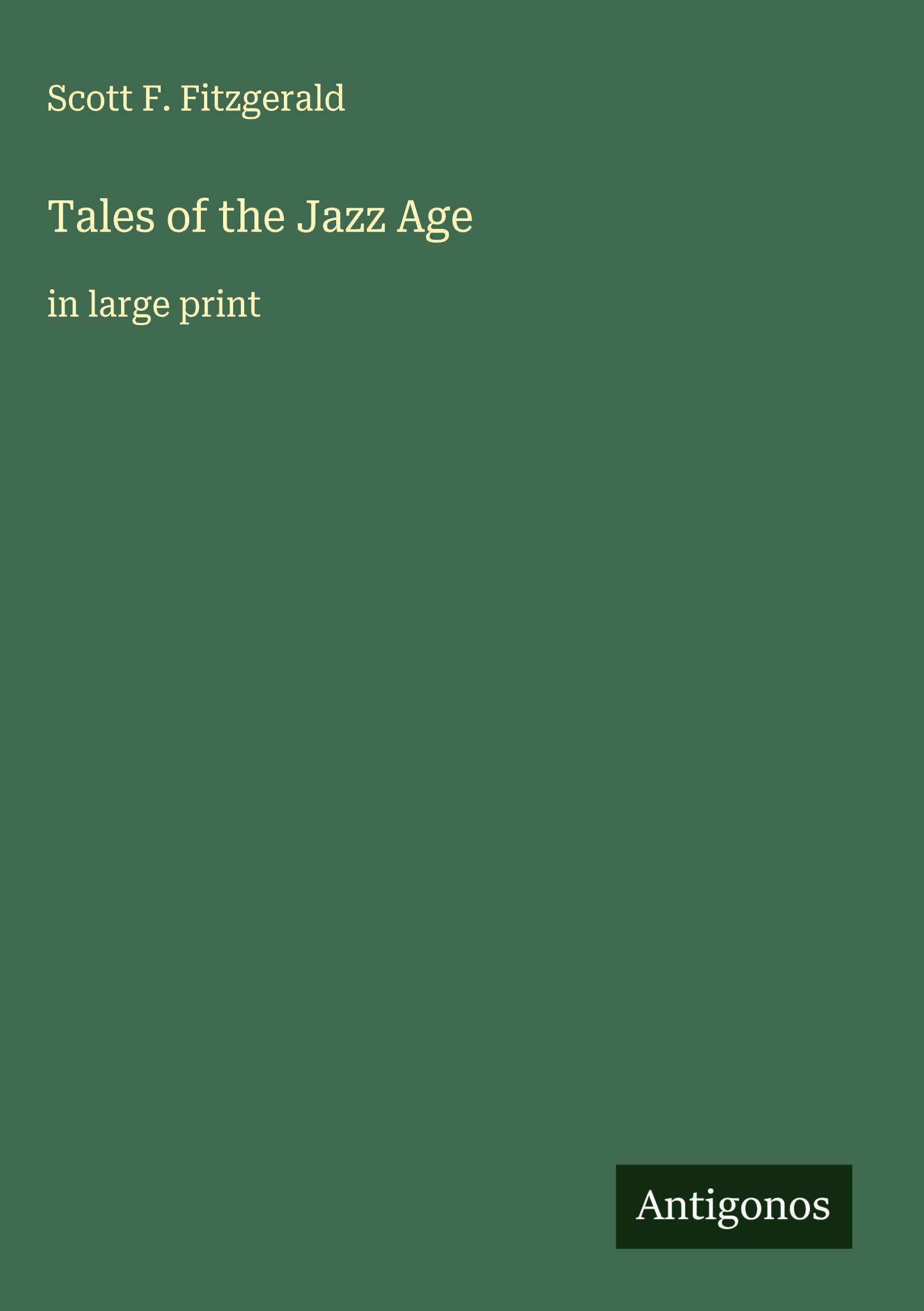Vorderes Coverbild Tales of the Jazz Age