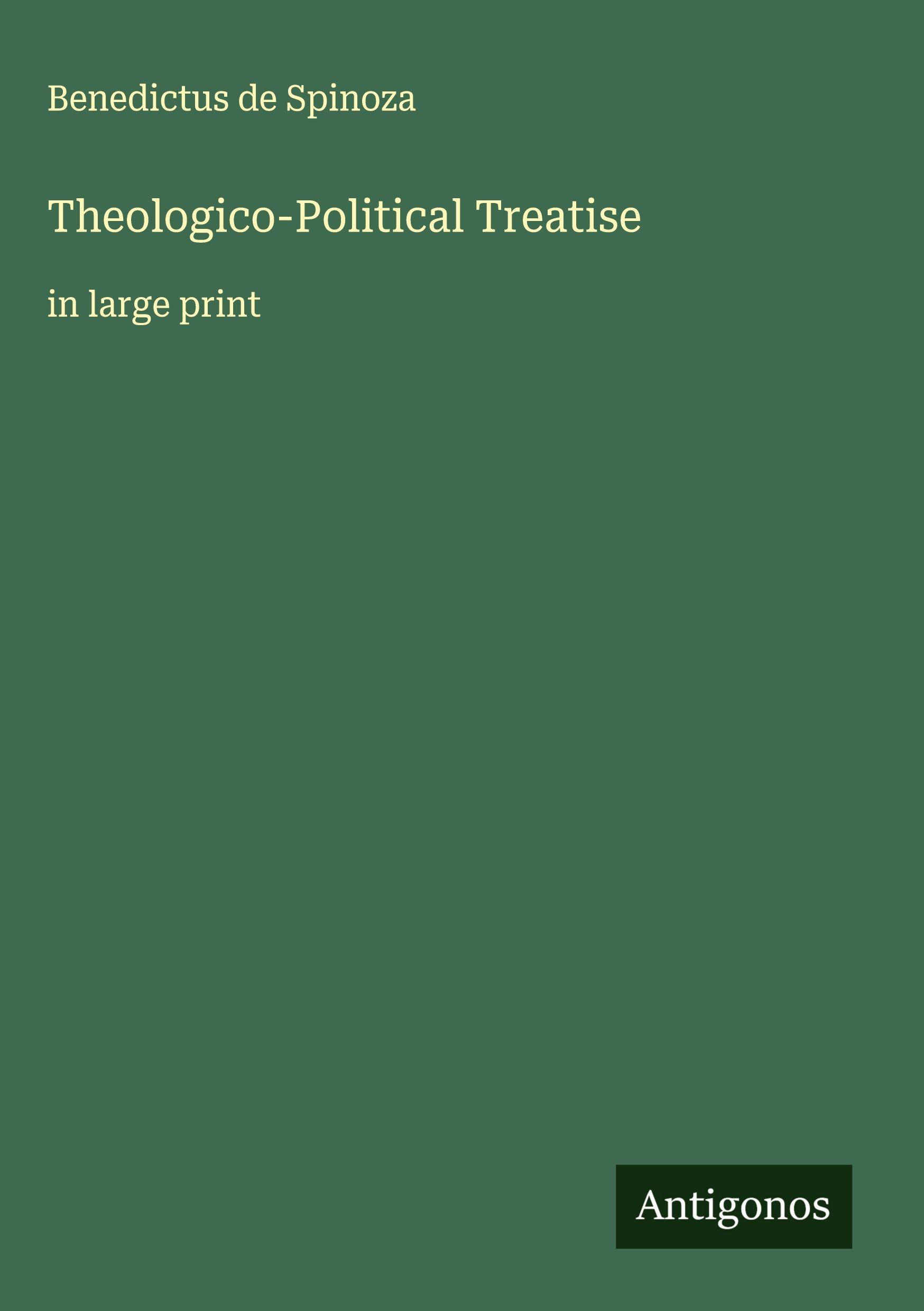 Vorderes Coverbild Theologico-Political Treatise