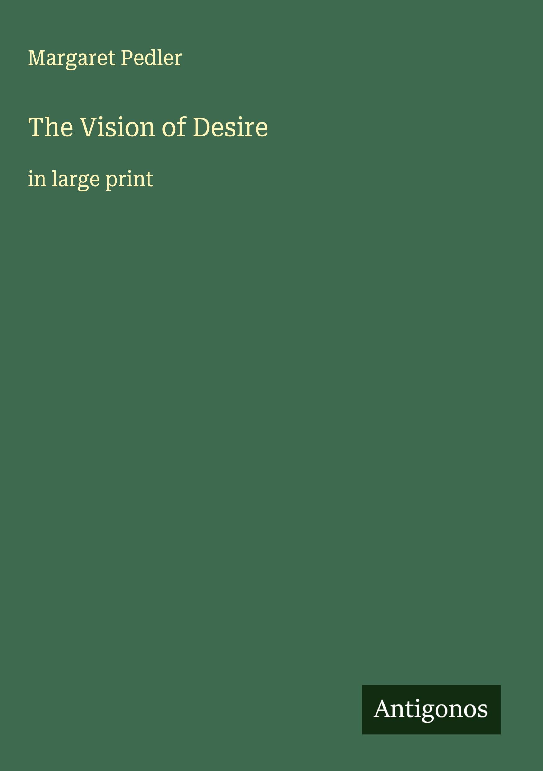 Vorderes Coverbild The Vision of Desire