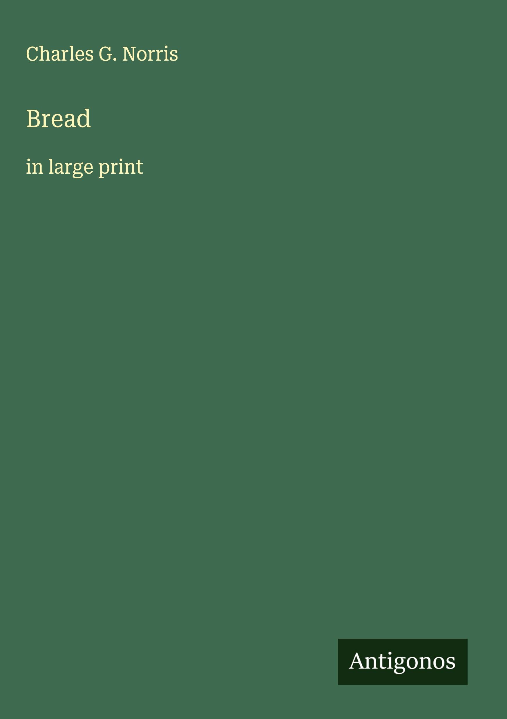 Vorderes Coverbild Bread