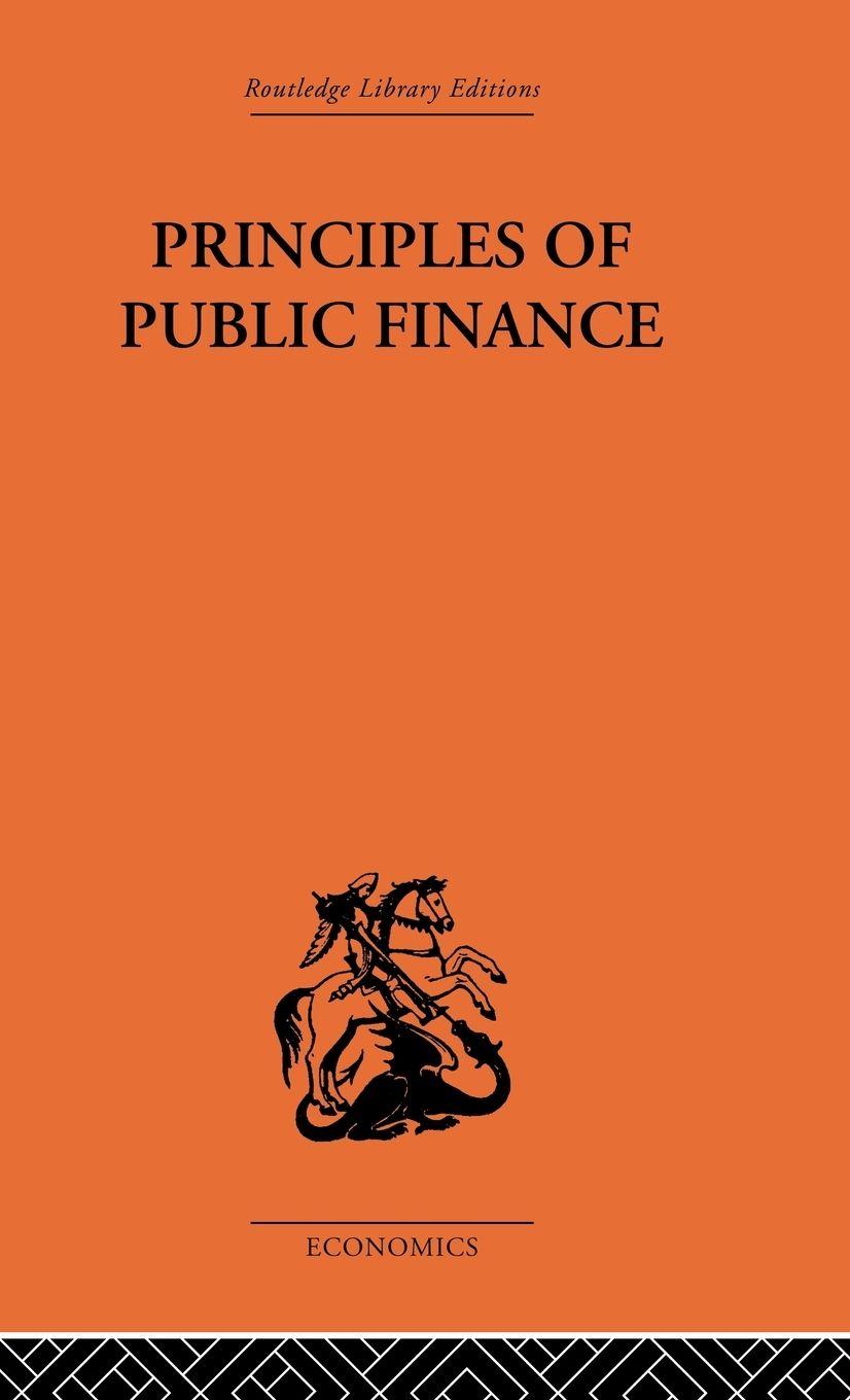 Vorderes Coverbild Principles of Public Finance