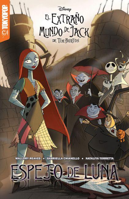 Vorderes Coverbild Disney El Extraño Mundo de Jack de Tim Burton: Espejo de Luna (Español) - Mirror Moon (Spanish Edition)