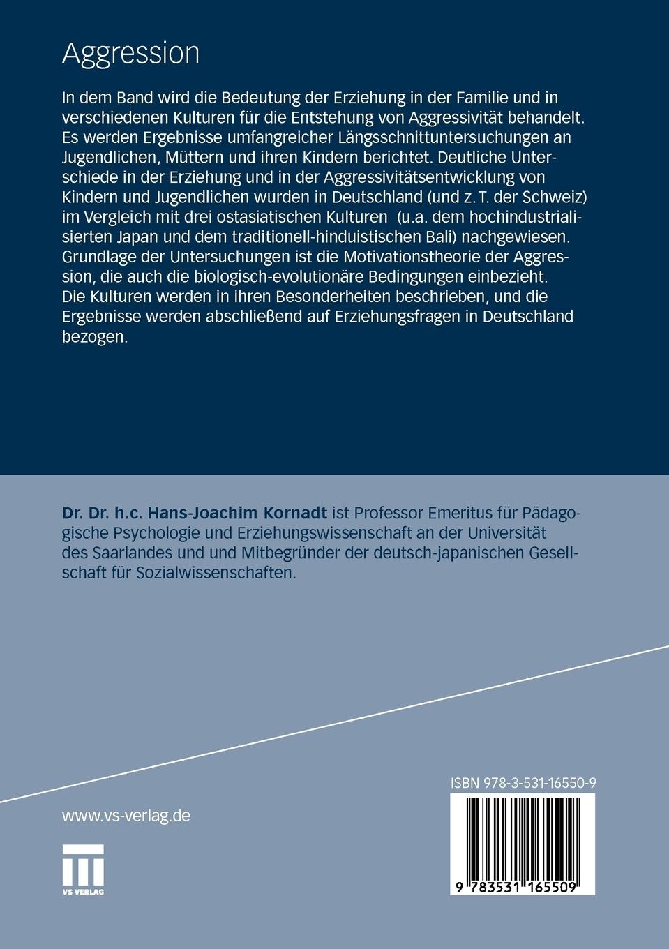 Rückseitencover Aggression