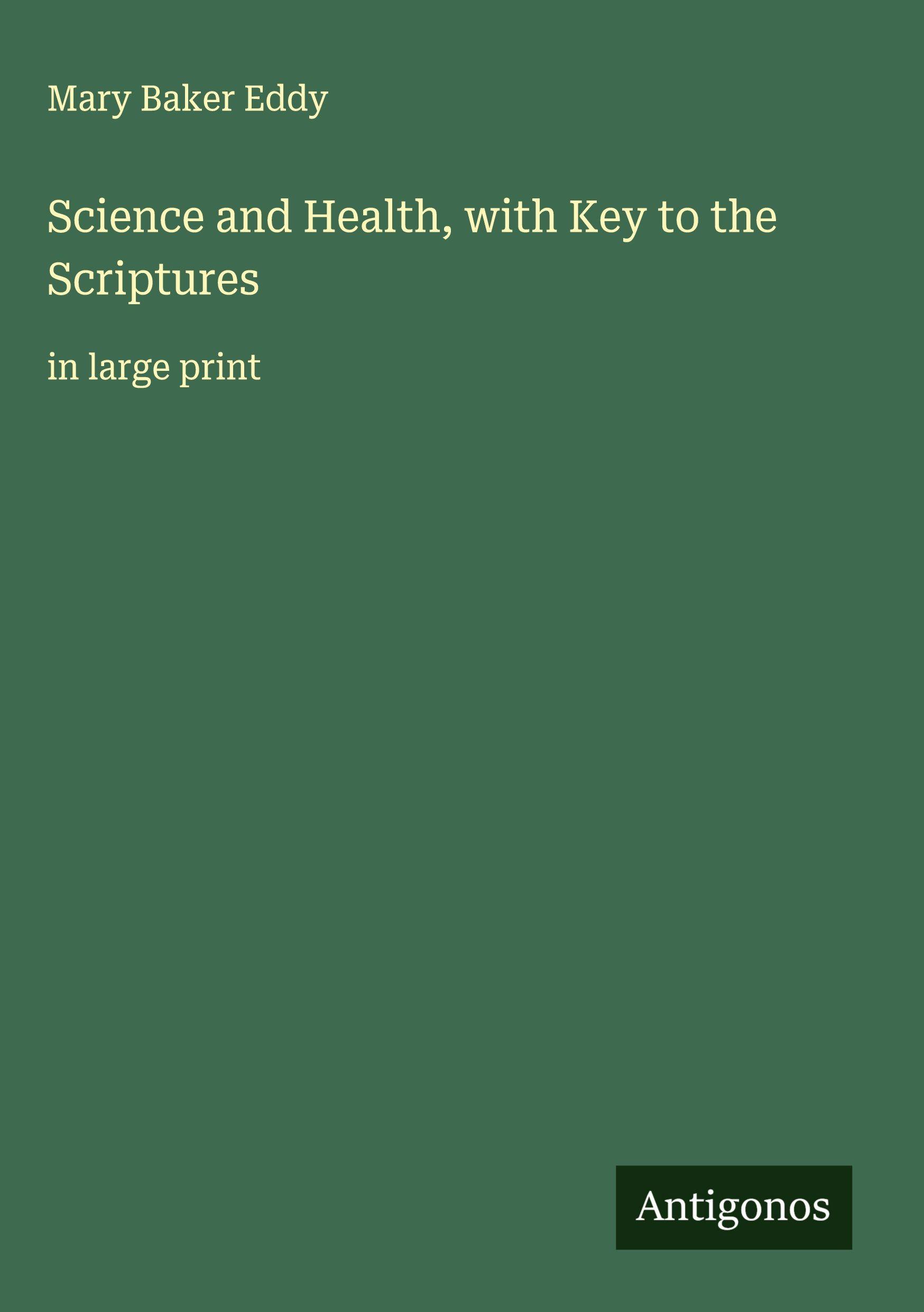 Vorderes Coverbild Science and Health, with Key to the Scriptures