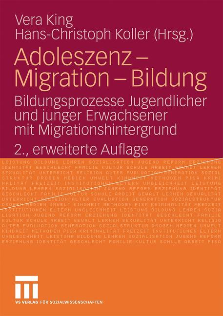 Vorderes Coverbild Adoleszenz - Migration - Bildung