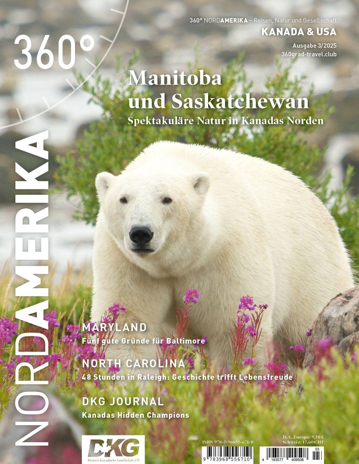 Vorderes Coverbild 360° NordAmerika - Ausgabe 3/2025